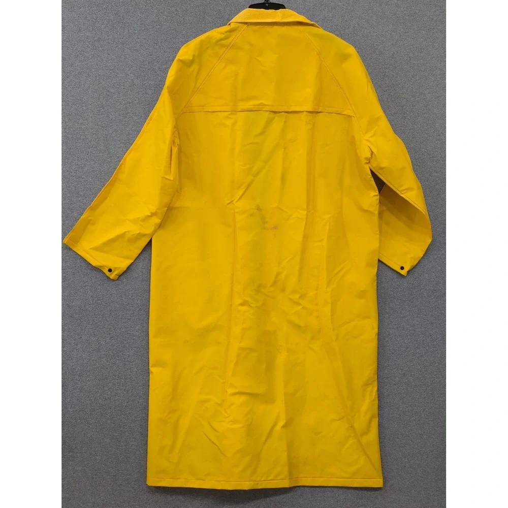 River City Protective Wear Yellow Raincoat Full Zip XL Men Work Outerwear - Picture 4 of 4
